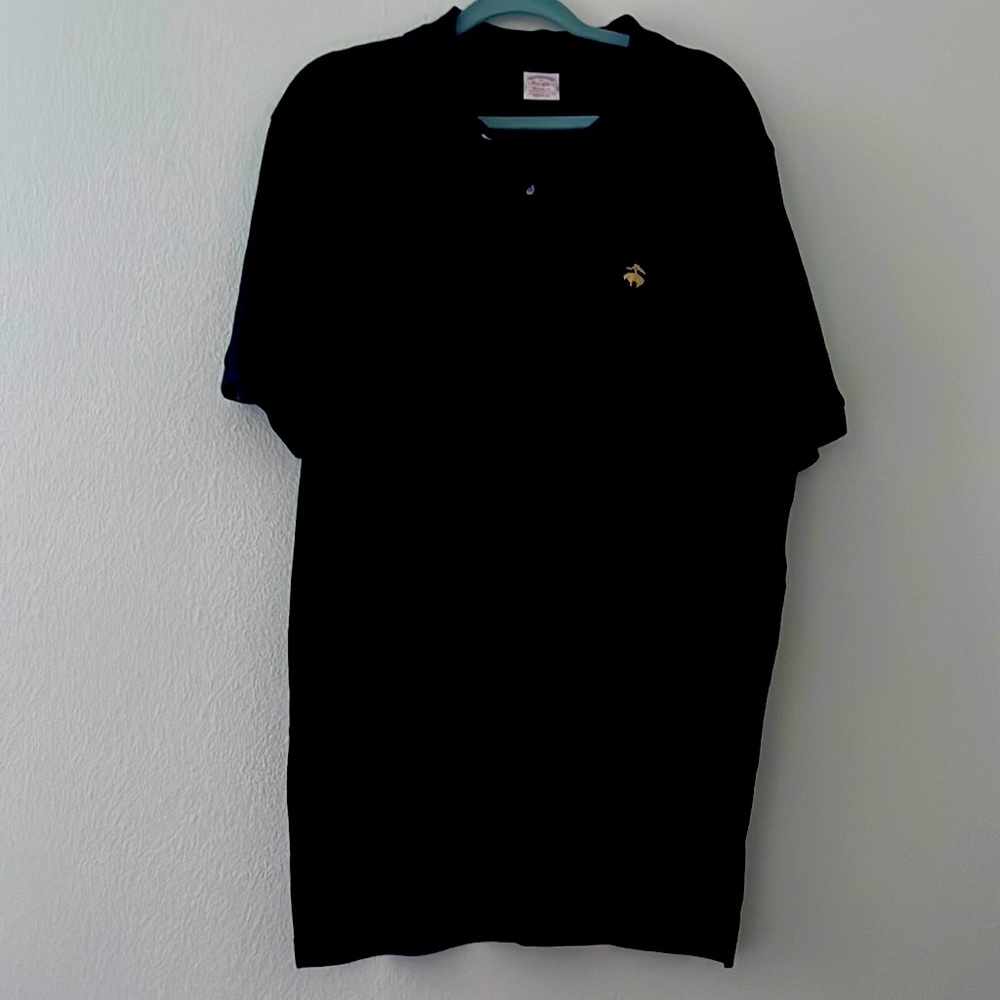 Brooks Brothers as new condition black polo shirt XL, never been worn but no tag
